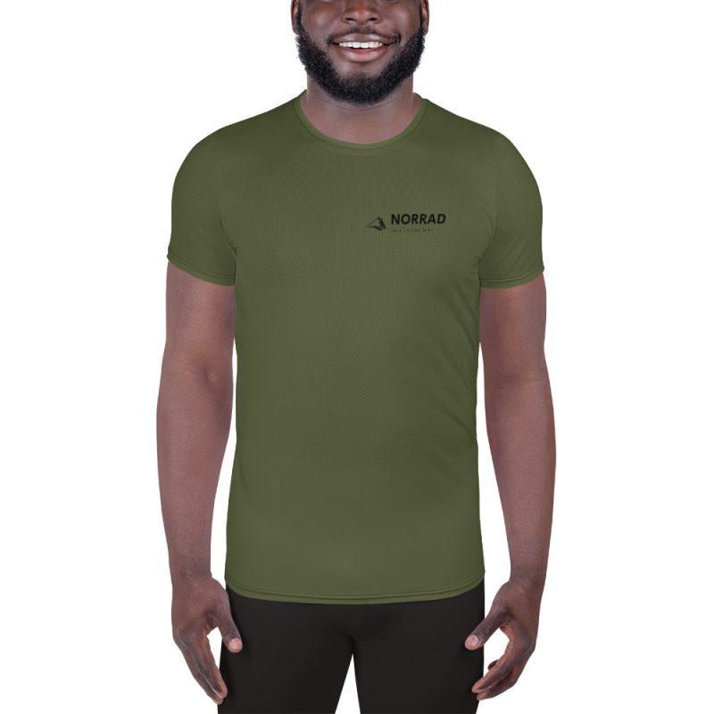 Norrad Men’s Performance T-shirt Olive - Image 2
