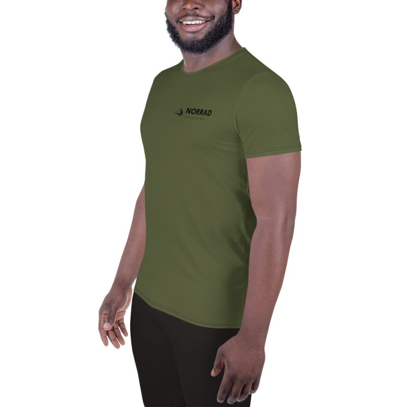 Norrad Men’s Performance T-shirt Olive - Image 4