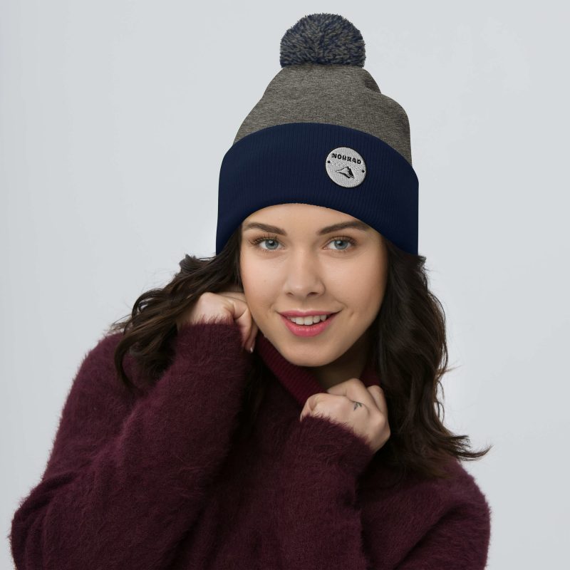 Norrad Patch Pom-Pom Beanie - Image 3